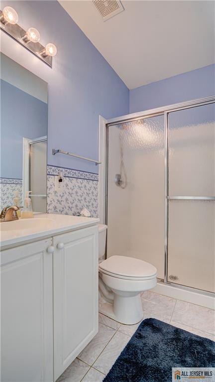 532 Waterside Blvd, Monroe, NJ 08831 - bathroom with toilet, vanity, and a stall shower