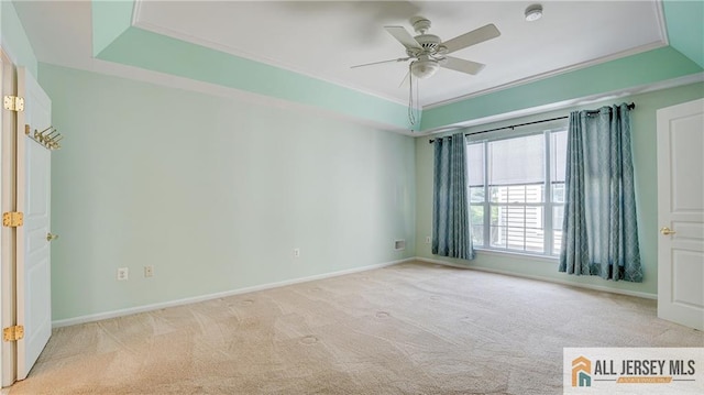 532 Waterside Blvd, Monroe, NJ 08831 - empty room with carpet flooring, ceiling fan, crown molding, baseboards, and a smoke detector