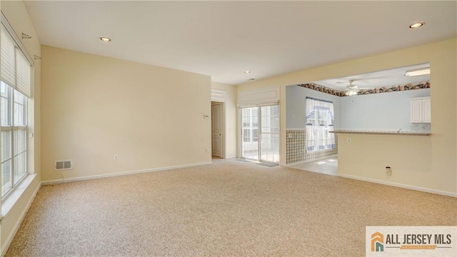 532 Waterside Blvd, Monroe, NJ 08831 - unfurnished room with light colored carpet, baseboards, and recessed lighting