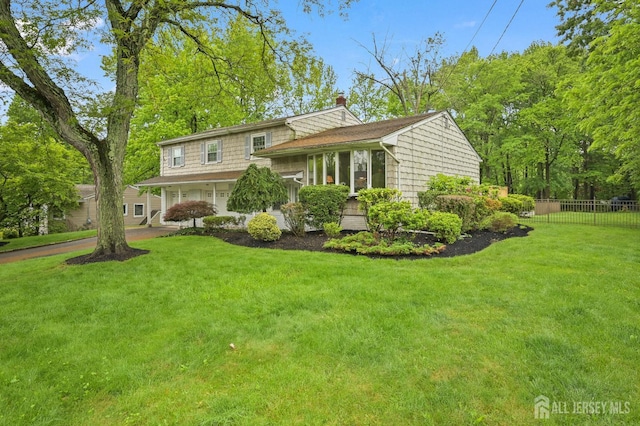 134 Devon Rd, Colonia, NJ 07067 - split level home with a chimney