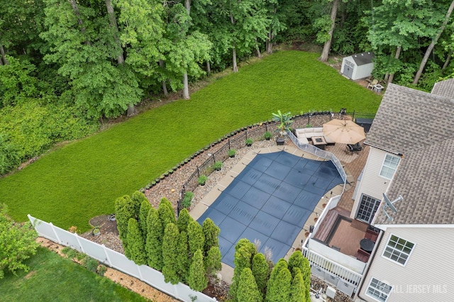drone / aerial view