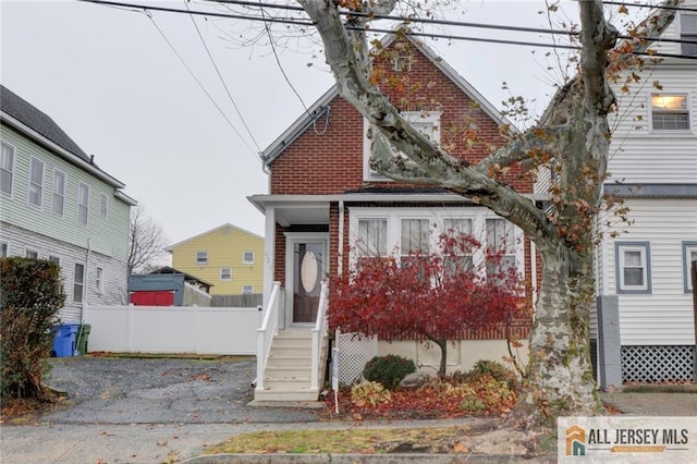 view of bungalow-style home