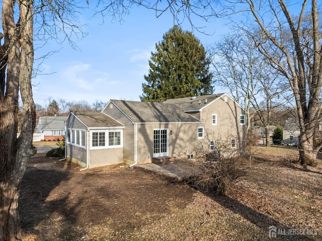 view of rear view of property