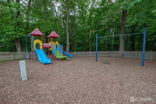 2708 Ridgefield Ct, Helmetta, NJ 08828 - communal playground featuring view of wooded area