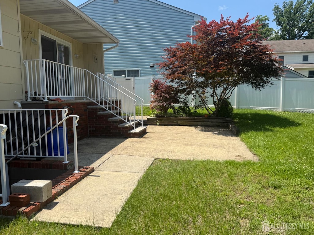 119 Burnett St, Edison, NJ 08817 - view of yard with a patio