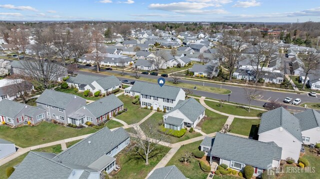 211 Rossmoor Dr Unit B, Monroe, NJ 08831 - aerial view of property and surrounding area featuring nearby suburban area