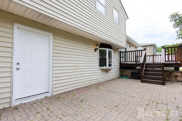 20 Wick Dr, Fords, NJ 08863 - view of patio with a wooden deck