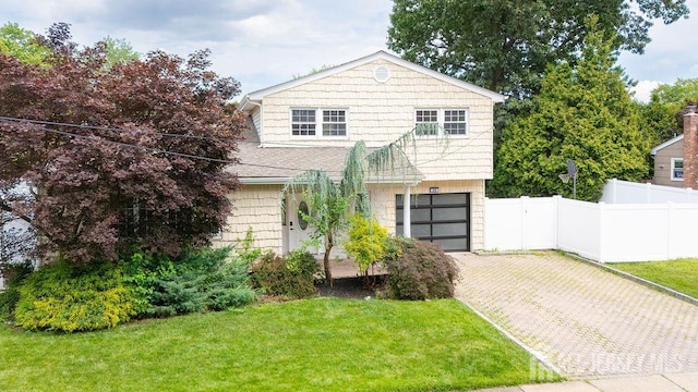20 Wick Dr, Fords, NJ 08863 - view of front of property with decorative driveway, a garage, and roof with shingles