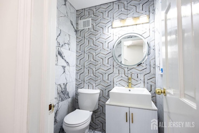 20 Wick Dr, Fords, NJ 08863 - half bath with tile walls and vanity