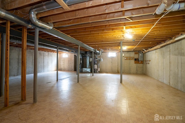 23 Heather Ct, Plainsboro, NJ 08536 - basement with water heater and electric panel