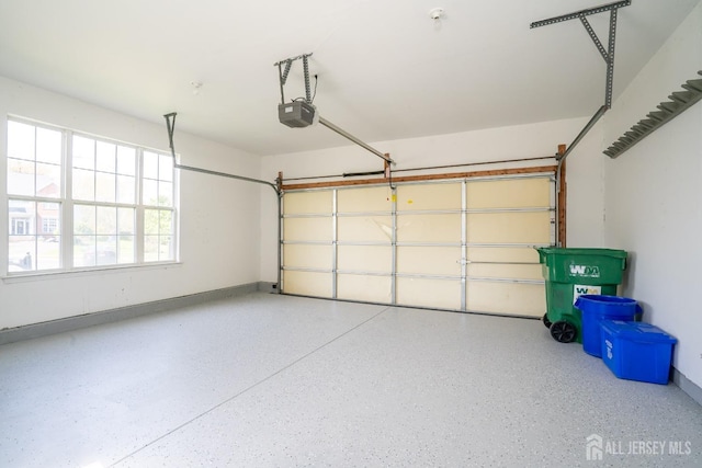 23 Heather Ct, Plainsboro, NJ 08536 - garage featuring a garage door opener