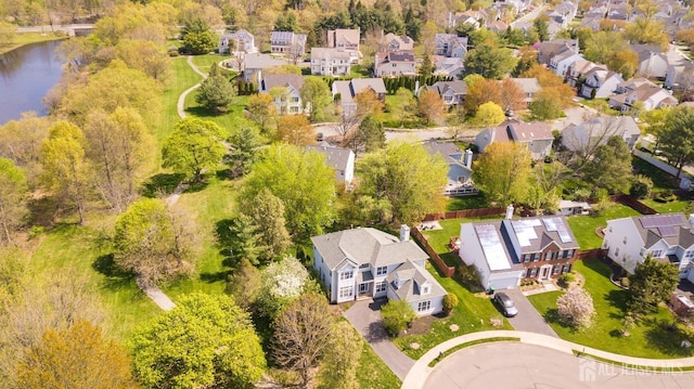 23 Heather Ct, Plainsboro, NJ 08536 - aerial view of residential area with a large body of water