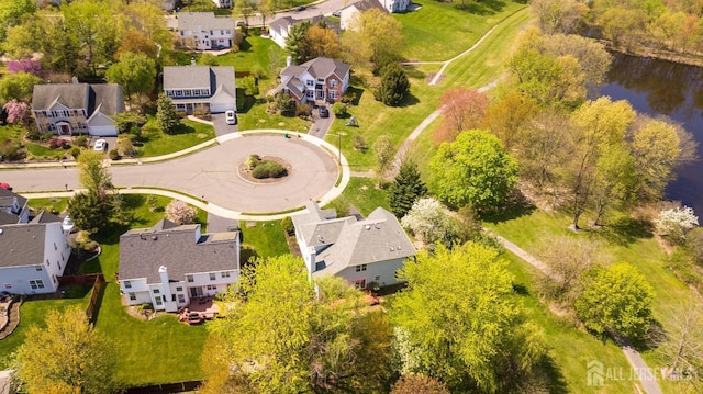 23 Heather Ct, Plainsboro, NJ 08536 - aerial view of residential area featuring a nearby body of water