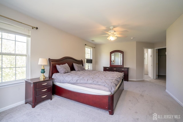 23 Heather Ct, Plainsboro, NJ 08536 - bedroom featuring baseboards, multiple windows, and light carpet