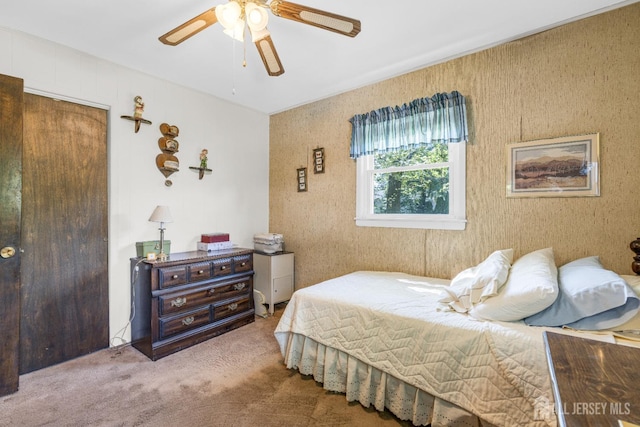 92 Maplewood Ave, Edison, NJ 08837 - carpeted bedroom featuring a ceiling fan
