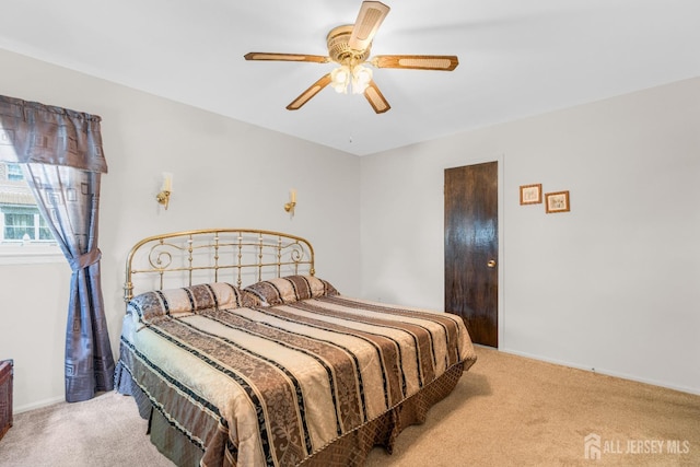 92 Maplewood Ave, Edison, NJ 08837 - carpeted bedroom featuring baseboards and a ceiling fan
