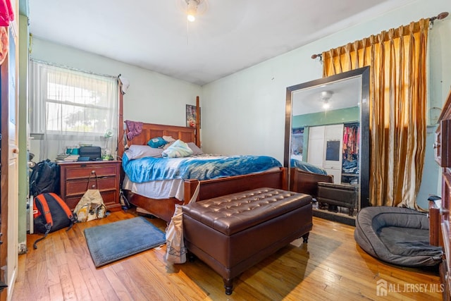 430 Wood Ave, North Brunswick, NJ 08902 - bedroom featuring hardwood / wood-style floors and ceiling fan