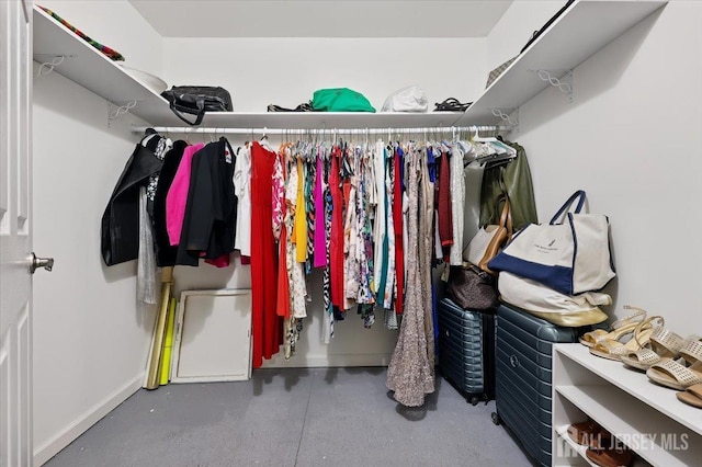 view of spacious closet