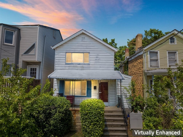 51 Delafield St, New Brunswick, NJ 08901 - view of front of property with covered porch