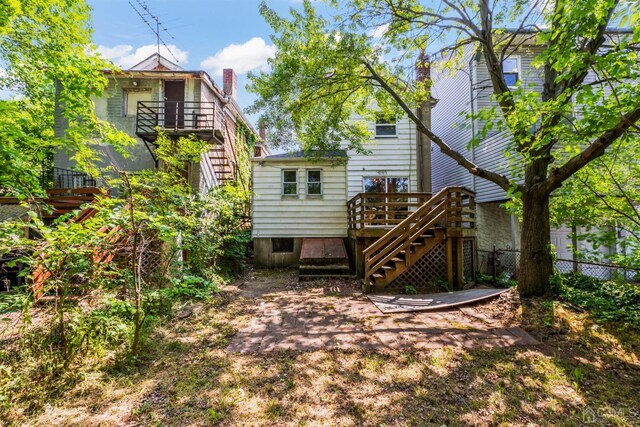 view of rear view of house