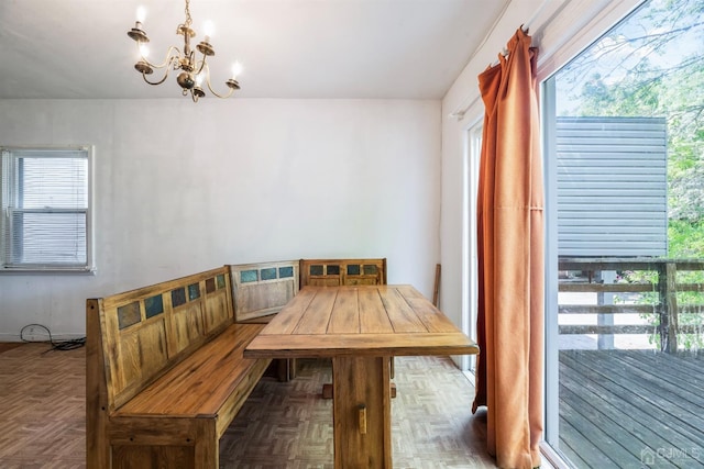 51 Delafield St, New Brunswick, NJ 08901 - dining space with a chandelier