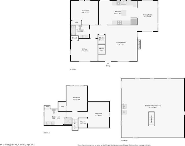 54 Morningside Rd, Colonia, NJ 07067 - room layout