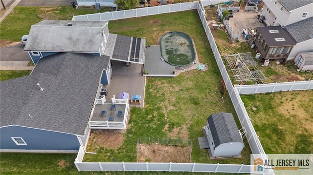 drone / aerial view