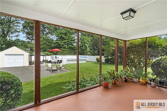 235 Brook Ave, North Plainfield, NJ 07060 - unfurnished sunroom featuring plenty of natural light