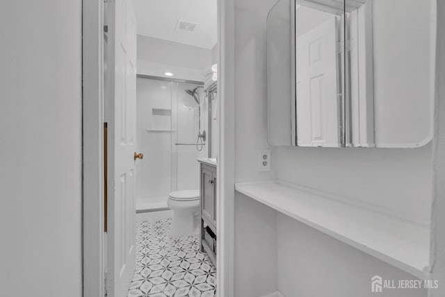 806 Darlington Dr, Old Bridge, NJ 08857 - full bathroom with a stall shower and vanity