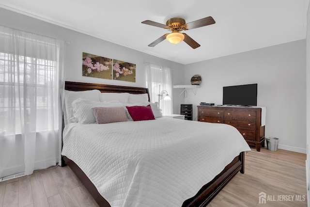 806 Darlington Dr, Old Bridge, NJ 08857 - bedroom with wood finished floors and ceiling fan