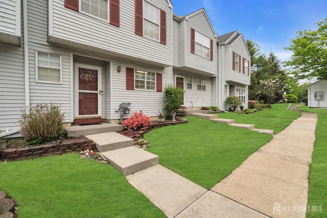 806 Darlington Dr, Old Bridge, NJ 08857 - view of property featuring a front yard and entry steps