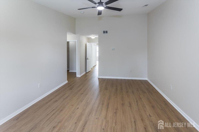 3 Rozalyn Ln, Old Bridge, NJ 08879 - spare room with a ceiling fan and wood finished floors