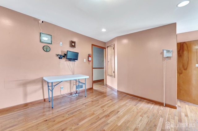 77 Manhattan Ave, Avenel, NJ 07001 - interior space featuring wood finished floors and recessed lighting