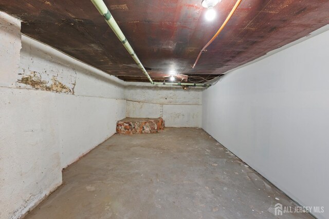 view of basement