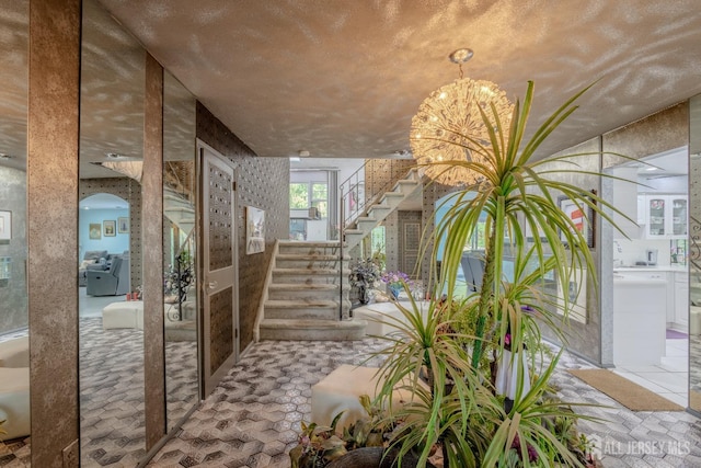 view of patio / terrace with stairs