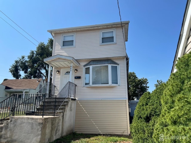 view of front of home