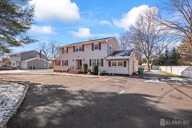 view of front of home