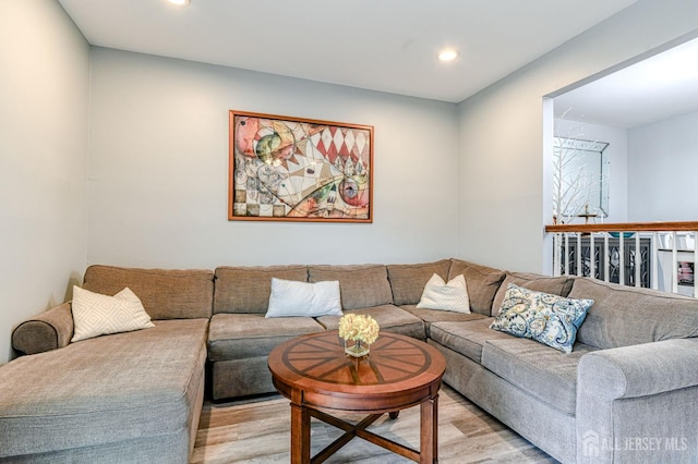 16 Jeanette Ct Unit 293, Jamesburg, NJ 08831 - living room featuring light wood finished floors and recessed lighting