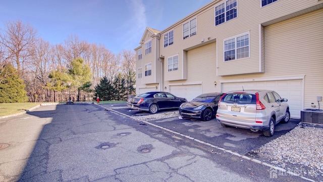 exterior space featuring a garage