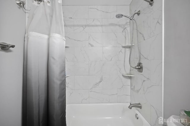 70 Lexington Cir, Old Bridge, NJ 07747 - bathroom featuring shower / tub combo with curtain