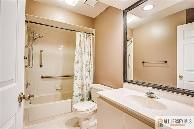 331 Cozzens Ct Unit 331, East Brunswick, NJ 08816 - full bathroom featuring shower / bath combination with curtain and vanity
