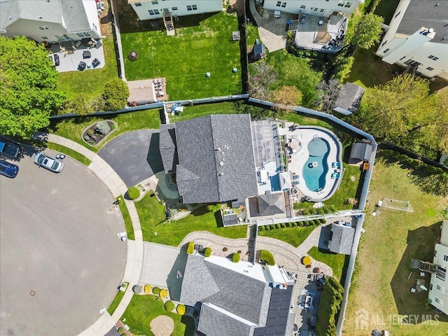 drone / aerial view