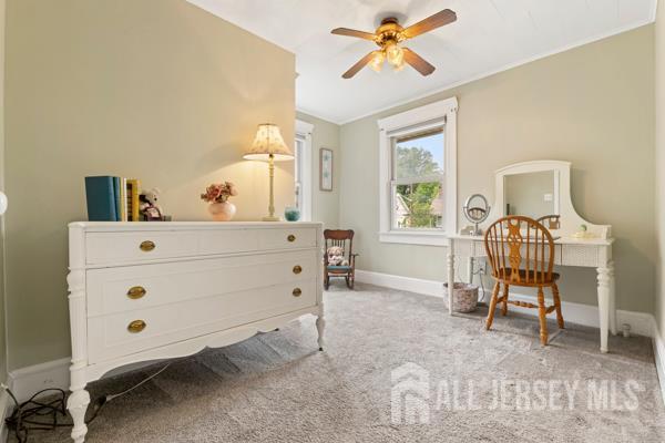 185 Rowland Pl, Woodbridge Proper, NJ 07095 - bedroom featuring baseboards and light colored carpet