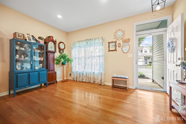 4 Holly Manor Ct, Helmetta, NJ 08828 - entrance foyer with wood finished floors and recessed lighting