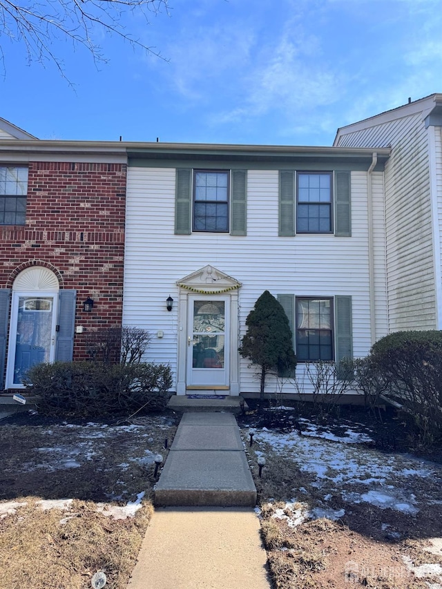 view of front of home