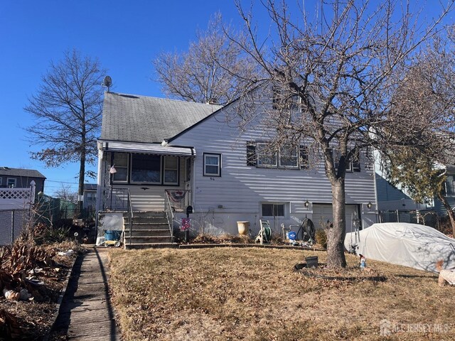 view of rear view of house