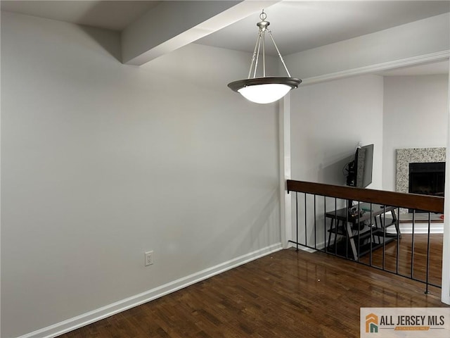 3205 Hana Rd, Edison, NJ 08817 - unfurnished room featuring wood finished floors and a fireplace