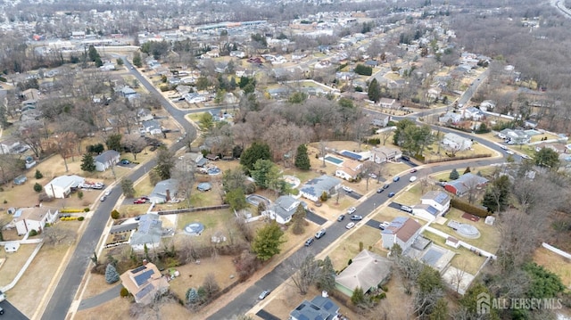 birds eye view of property featuring a residential view