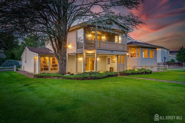 64 Annette Dr, Edison, NJ 08820 - view of front facade featuring a balcony