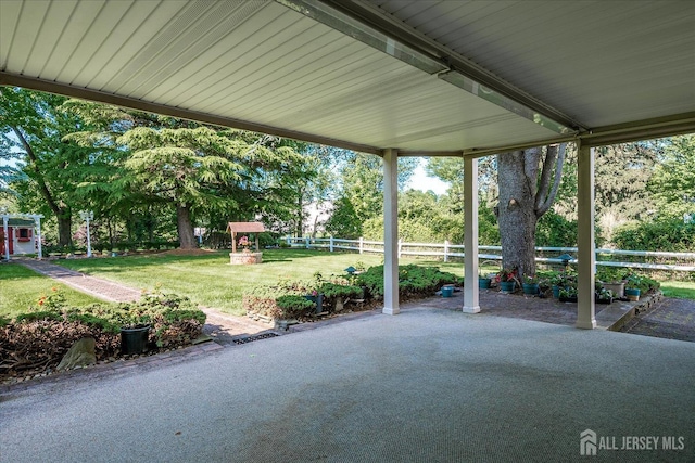 64 Annette Dr, Edison, NJ 08820 - view of patio / terrace with view of wooded area